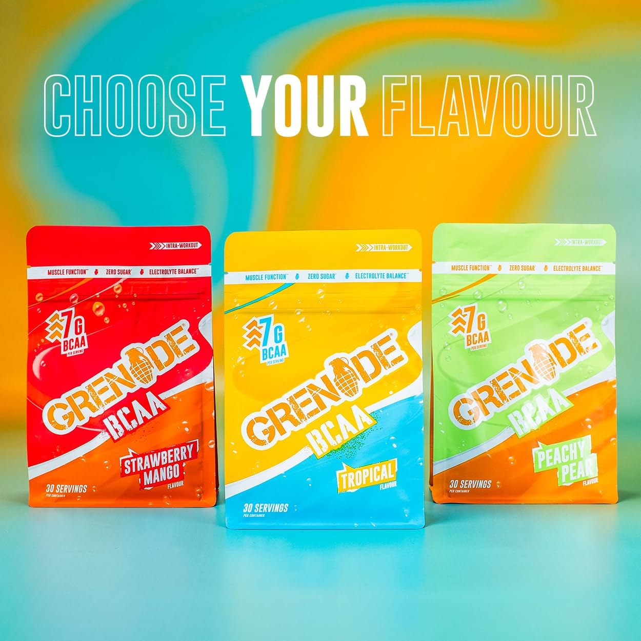 Grenade BCAA Intra Workout Powder Zero Sugar Drink packed with Amino Acids including B-Vitamins, Magnesium & Glutamine-3