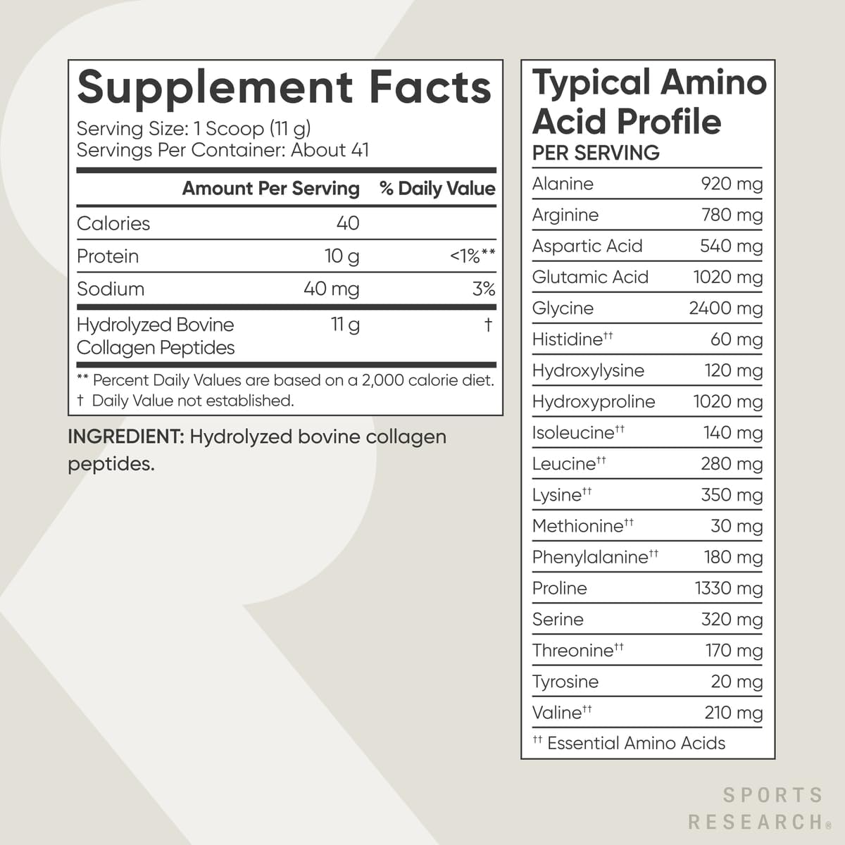 Sports Research Collagen Peptides-3