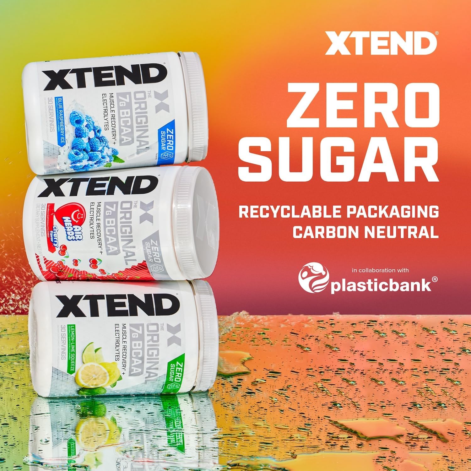 Xtend XTEND Original BCAA Powder 7g BCAA and 2.5g L-Glutamine, Sugar Free Post Workout Muscle Recovery Drink with Amino Acids for Men & Women, 30 Servings-2
